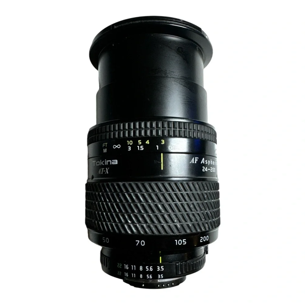 🔥 Tokina AT-X AF Aspherical 24-200mm F/3.5-5.6 72mm for NIkon F Great Shape 🔥
